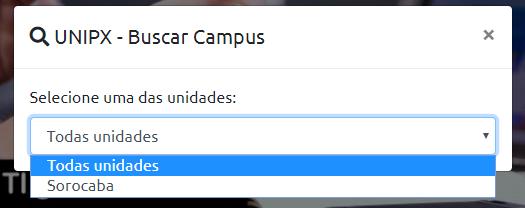 utilizado para mostrar os eventos somente do campus que o usuário