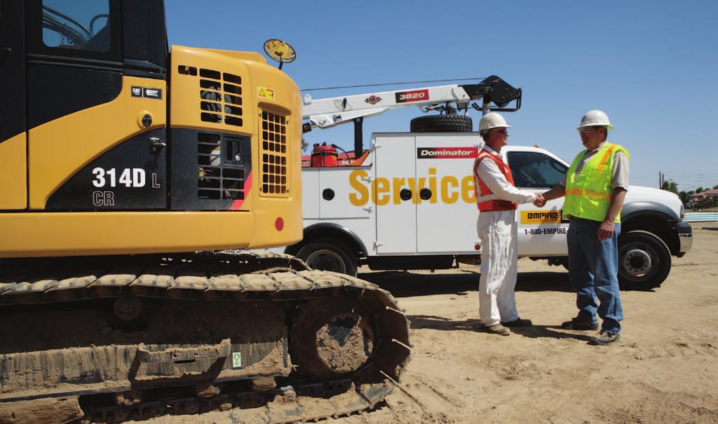 Suporte ao cliente Suporte incoparável é o que faz a diferença Seu revendedor Caterpillar está pronto para lhe ajudar co a sua decisão de copra e tudo que ve depois.