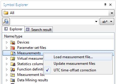 Offline Evaluation of MDF-Files Load Measurement File