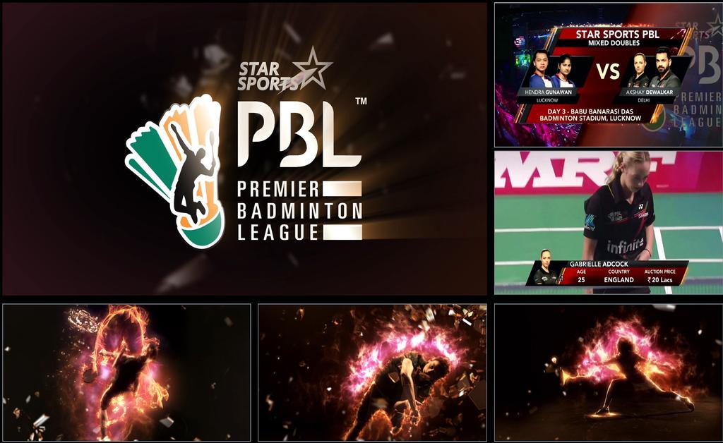 BRANDING DE DESPORTO PREMIER BADMINTON LEAGUE - STAR SPORTS Estratégia de marca completa para a