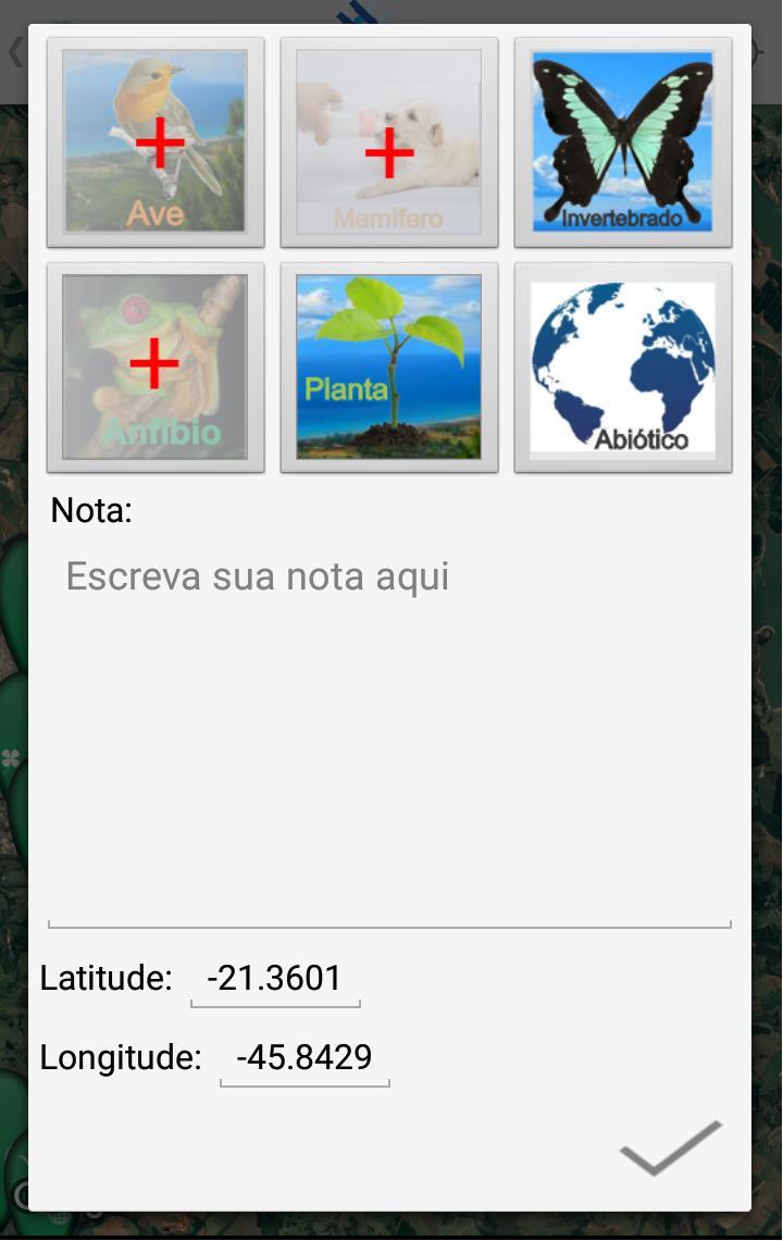 Dos dois modos, tanto criando um novo marcador ou entrando em um marcador existente, o usuário será redirecionado para uma tela semelhante a figura 4. Figura 4.