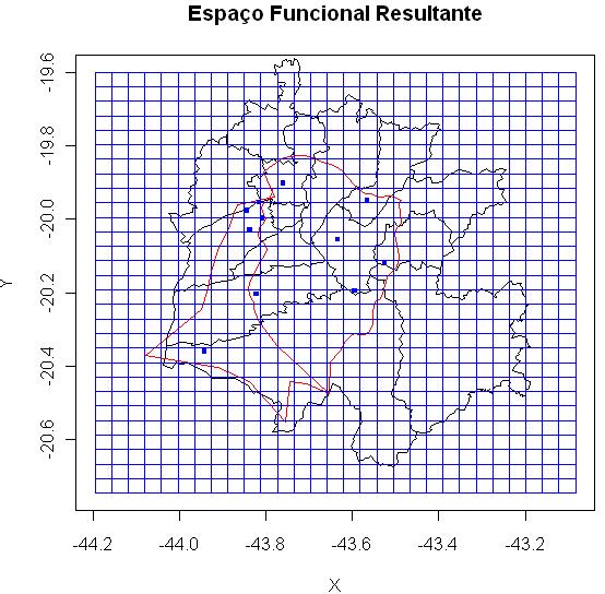 Em conseqüência, é possível observar que a representação do espaço de referência Z (figura 15) sofre uma deformação (figura 16) quando representado com base no tempo de acesso. Figura 15.