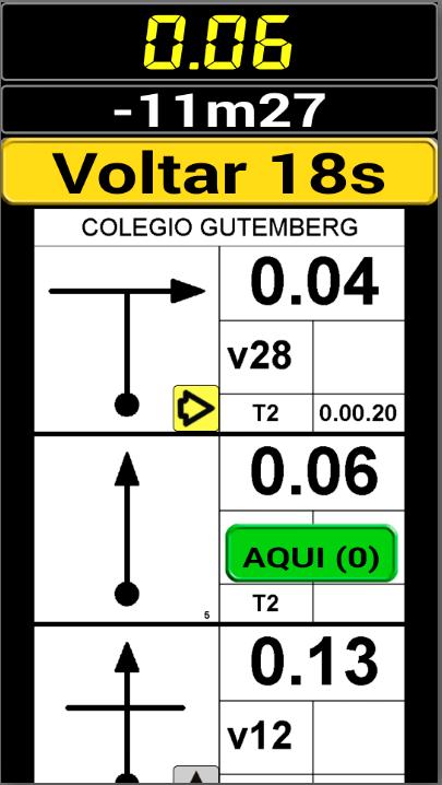 Função [ Seletor de Referência ] (via Botoeira) Quando você aciona o [ Seletor de Referência ] aparece um retângulo verde como na figura ao lado.