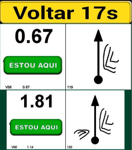 Na imagem mostra 17 segundos, que é uma contagem regressiva para sair automaticamente Erro (bug) Corrigido exigia GPS Ligado Na versão anterior o aplicativo exigia que o