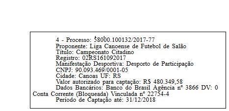 349,58 Período de execução 12 meses