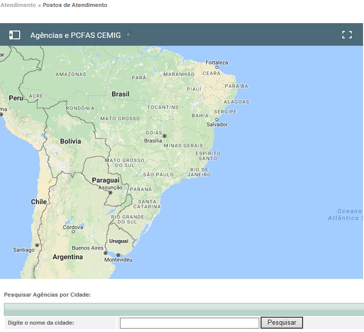 2.23 Locais de Atendimento Este serviço permite ao cliente localizar o posto de atendimento presencial mais perto de sua residência.