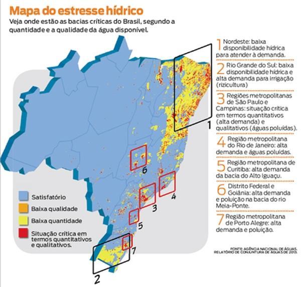 RISCO AMBIENTAL: Quase 70% do planeta será