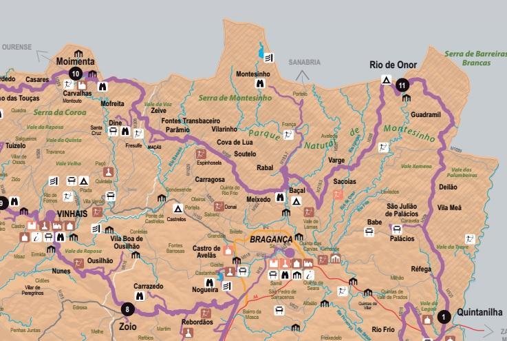 Figura 11:Extrato da Carta de Síntese da Rota da Terra Fria Transmontana, fonte cartográfica:http://www.rotaterrafria.com/uploads/document/file/4/carta_s_ntese.