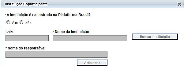 Instituição coparticipante INSTITUIÇÃO COPARTICIPANTE: aquela na qual haverá o desenvolvimento de alguma etapa da pesquisa Obs: O ESTUDO NÃO SERÁ REPLICADO para a Instituição COPARTICIPANTE se: 1.