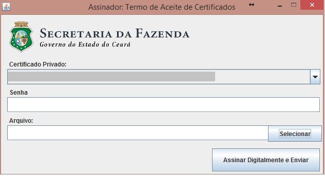 Localizar executável do Assinador Digital.