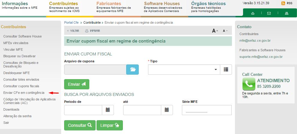 O Contribuinte nomeia o arquivo a ser enviado com o prefixo "AC+<Chave de Acesso do CF-e>" - para arquivos de CANCELAMENTO; Ex: AC25348935207458102458633986354125789954104521; IMPORTANTE 1) Os cupons