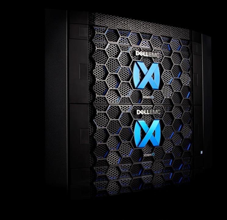 XtremIO: Array totalmente flash criado do zero e habilitado por processadores Intel Xeon dimensionáveis Diferente de todas as plataformas de array de armazenamento totalmente flash DESEMPENHO