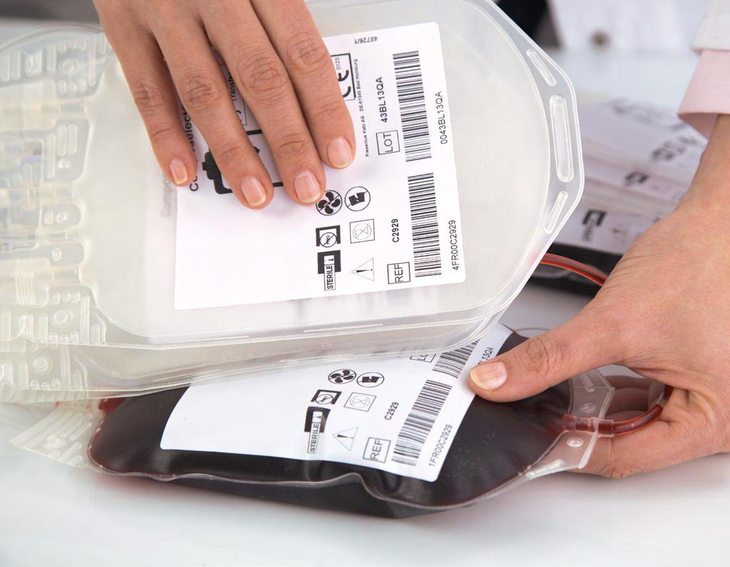 CompoFlow Flexible & Select Uma nova padronização nos sistemas de bolsa de sangue e in-line Os sistemas de bolsa de sangue e in-line CompoFlow Flexible e CompoFlow Select