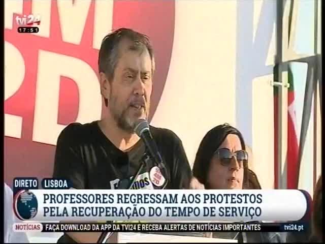 Manifestação de professores em Lisboa -