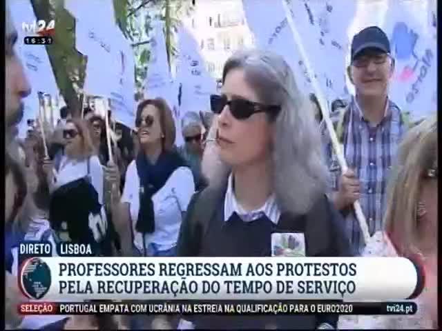 Manifestação de professores em Lisboa - Direto