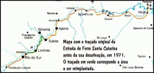 Durante os trabalhos de campo, foram cadastradas as propriedades próximas à antiga Estrada de Ferro Santa Catarina com potencial para o Turismo.