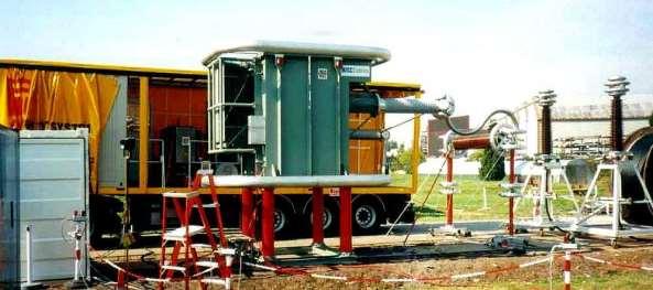 Testes em Cabo de Alta Tensão Cabo de Alta Tensão 400 V 3~ Control and Feeding Unit