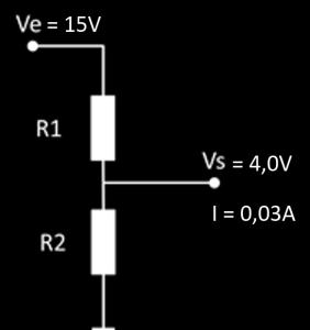 Portanto, com R1 igual a 220Ω, R2 igual a 470Ω e tendo uma tensão de entrada de 12V a tensão de saída será de aproximadamente 8,17V.