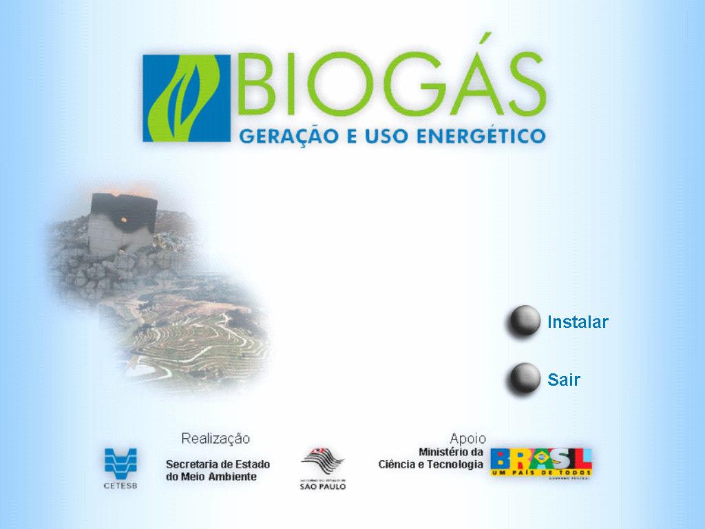 Convênio Biogás CETESB/SMA/MCT A partir de 28/06/06 disponível