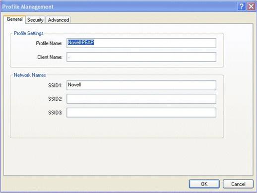 GTC para o tipo da autenticação de EAP no cliente. As seguintes figuras são um procedimento da configuração do utilitário de desktop do Cisco Aironet para que o PEAP-GTC conecte ao WLAN SSID Novell.