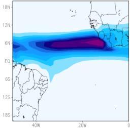 5 e as simulações, é possível notar que os modelos HadGEM2-ES e IPSL-CM5A-LR projetam