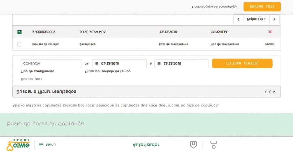 22 Caso você não faça envio de XML, para fazer o envio da