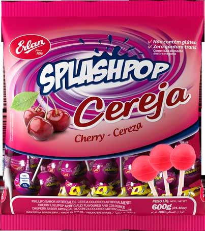 Splashpop mix FD 22 X 600g 45 789607707736/5 7789607707738/8 142024 pirulito Pinta Língua sortido FD 22 X 600g 45