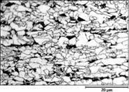 Ao avaliar a microestrutura de bobinas laminadas com parâmetros de processo similares (Figura 4.