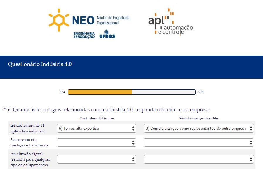 Etapa 2 - Mapeamento tecnológico