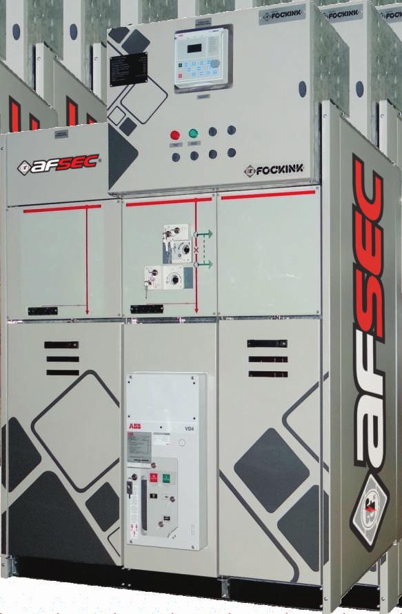 Painel de Média Tensão Isolado a Ar de Distribuição Secundária até 24kV O Painel AFSEC é o resultado de inovações constantes com soluções técnicas que atendam às necessidades e exigências de um