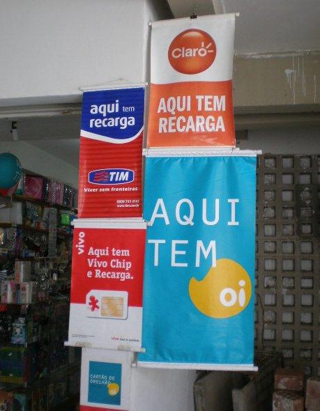 Banner Os banners com impressão digital sobre lona