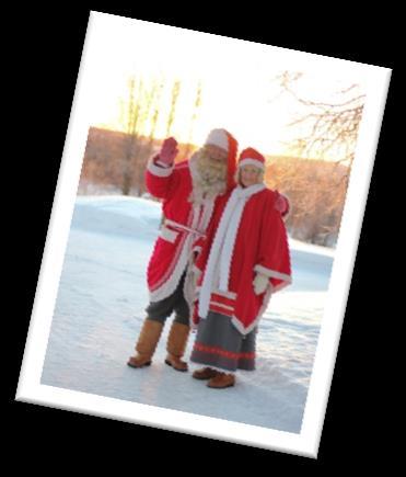 6 4º Dia (31/12) RUKA Raquetes de neve em Oulanka e visita ao Santa Claus. Pequeno-almoço tipo catering servido na cabana.