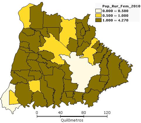 Lucir Reinaldo Alves, Jandir Ferrera de Lima, Ricardo Rippel, Moacir Piffer QL População Rural Masculina 2000 QL População Rural Masculina 2010 QL População Rural Feminina 2000 QL População Rural