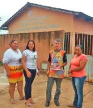 No dia 14 de janeiro foi realizada uma visita à Obra Especial Casa do Migrante em Nova Crixás -