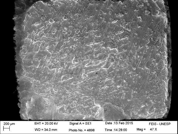 63 Figura 38 Fractografias dos