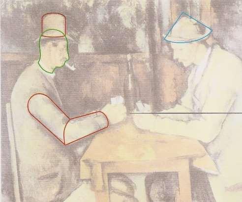 1.2- A estrutura da composição do quadro de Cézanne e as formas geométricas na