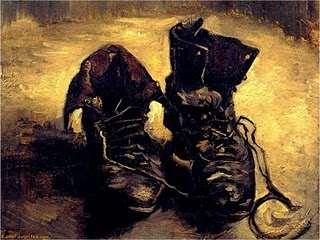 O par de sapatos (óleo sobre tela, 1886), de Van Gogh.