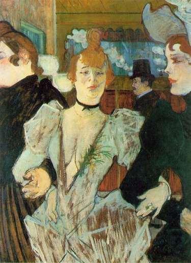 Henri de Toulouse-Lautrec, La Goulue no Moulin Rouge,