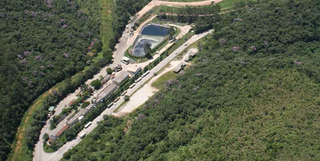 8 Projetos realizados - Aterro Sanitário Elaboração do Projeto de drenagem superficial do Aterro Sanitário de Resíduos Sólidos Urbanos (RSU), no município de Minas do Leão, sob responsabilidade da
