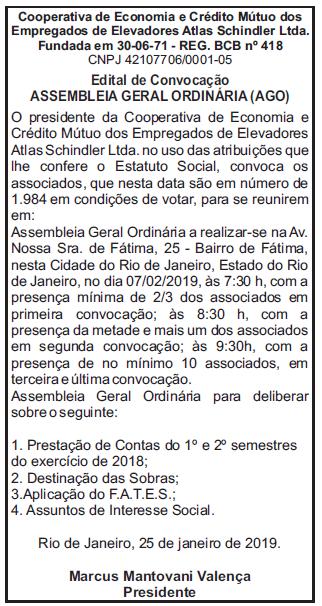 Cooperativa de Economia e Crédito Mútuo dos Empregados de Elevadores Atlas