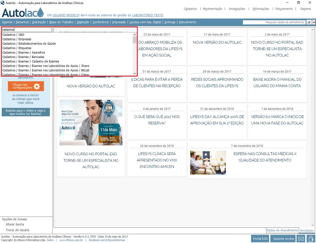 4 Fig. Pesquisar Funcionalidade_Retorno Obs.: -Serão ignorados acento, maiúsculo e minúsculo para fazer a busca. -Serão exibidas as funcionalidades seguindo a estrutura dos menus através de uma lista.