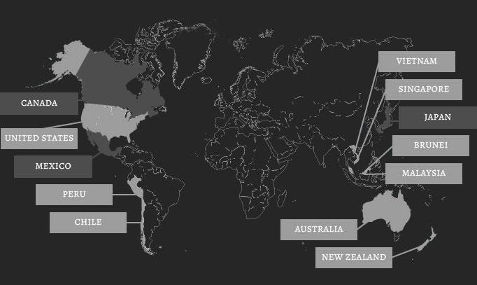 tpp vietnã vietinã canadá estados unidos méxico singapura japão brunei malásia peru chile austrália nova zelândia Por que você deve se