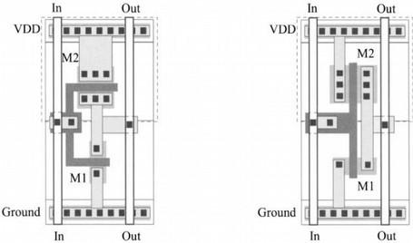 Trabalho 3 Inversor CMOS Esquemático, Leiaute e simulação de um inversor CMOS fabricado na tecnologia C5 (n/p)0.3 µm). Faça o projeto do esquemático e do leiaute utilizando o software Electric.