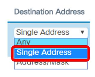 As opções são: Alguns Esta opção trata todo o endereço IP de destino como um fósforo. Se isto é escolhido, salte a etapa 16.