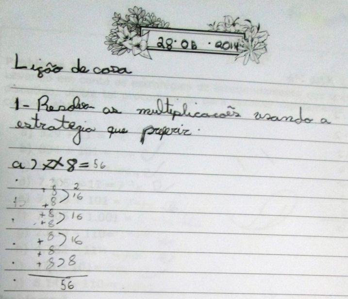 Multiplicação Diferentes estratégias para resolução de problemas Que recursos os