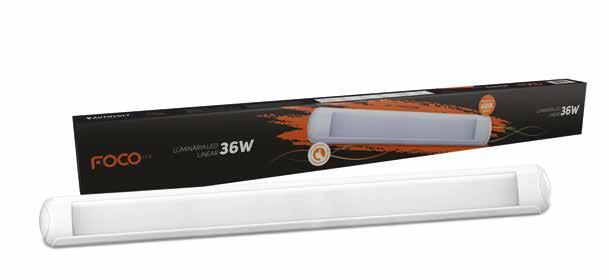 L LUMINÁRIA LED LINEAR FOCO - Linha Iluminação Disponível em: AUTOVOLT 110-240V 120º ÂNGULO DE