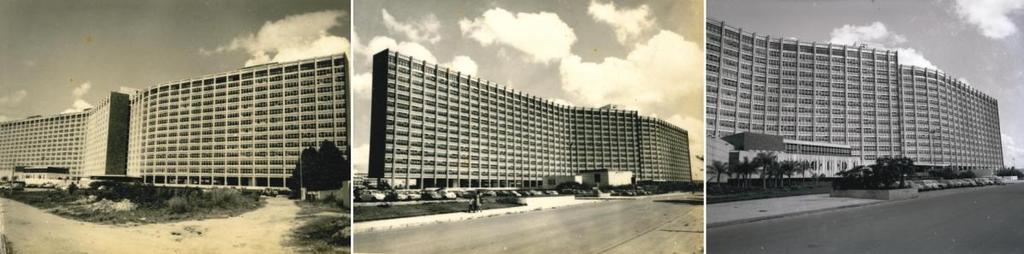 118 SÁ CARNEIRO, A. R. ; SILVA, J. M.; ROLIM, M. E. D. O. Figura 1: Edifício-sede da Sudene. Destaque para a evolução do jardim projetado por Burle Marx. Década de 1970.