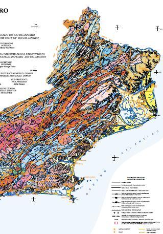 Mapa geológico do Rio de