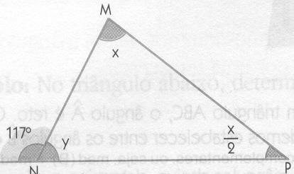 Os valores de x e y são, respectivamente, a) 5º e 7º b) 5º