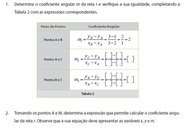 3)O valor do coeficiente angular m, na equação do item 2, pode ser